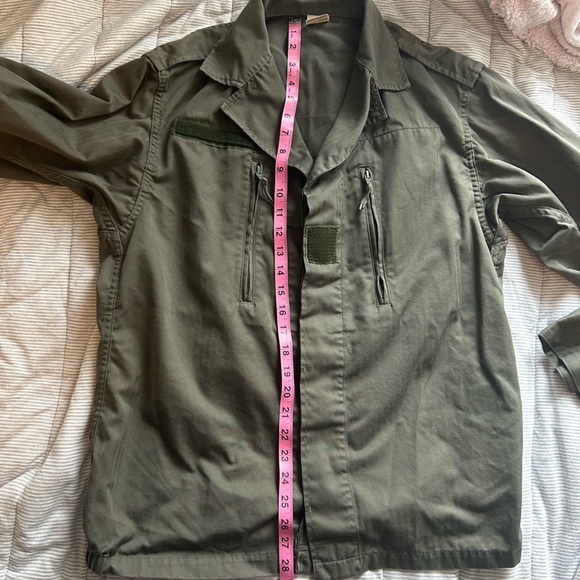 Vintage Men’s French Military Jacket Socovet Bais 1994 khaki green size 104m - Picture 7 of 7